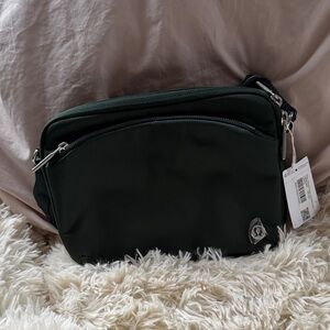 lululemon athletica dark green Crossbody Bag